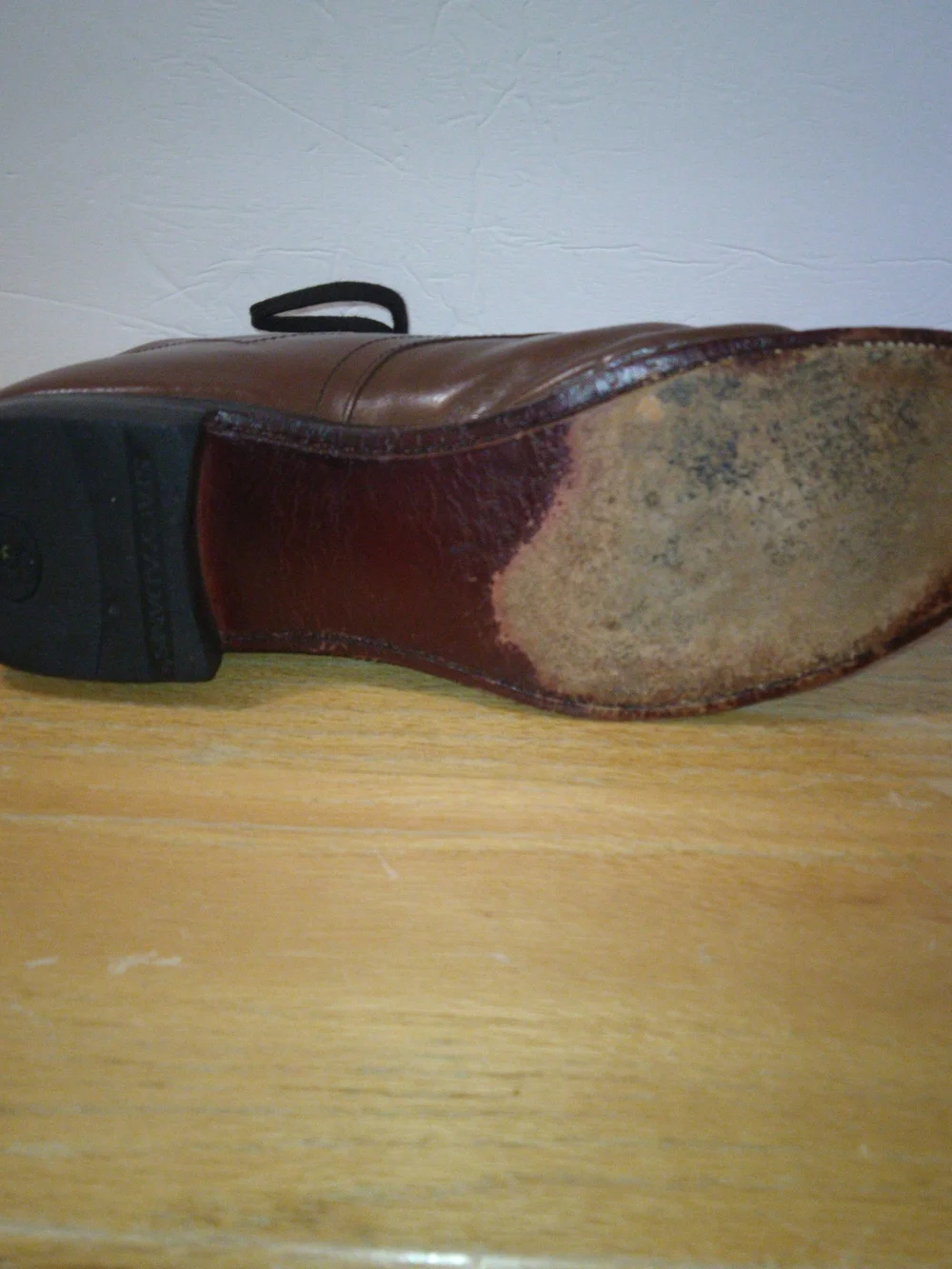 Stacy Adams Brown Leather Lace-Up Chukka Boots